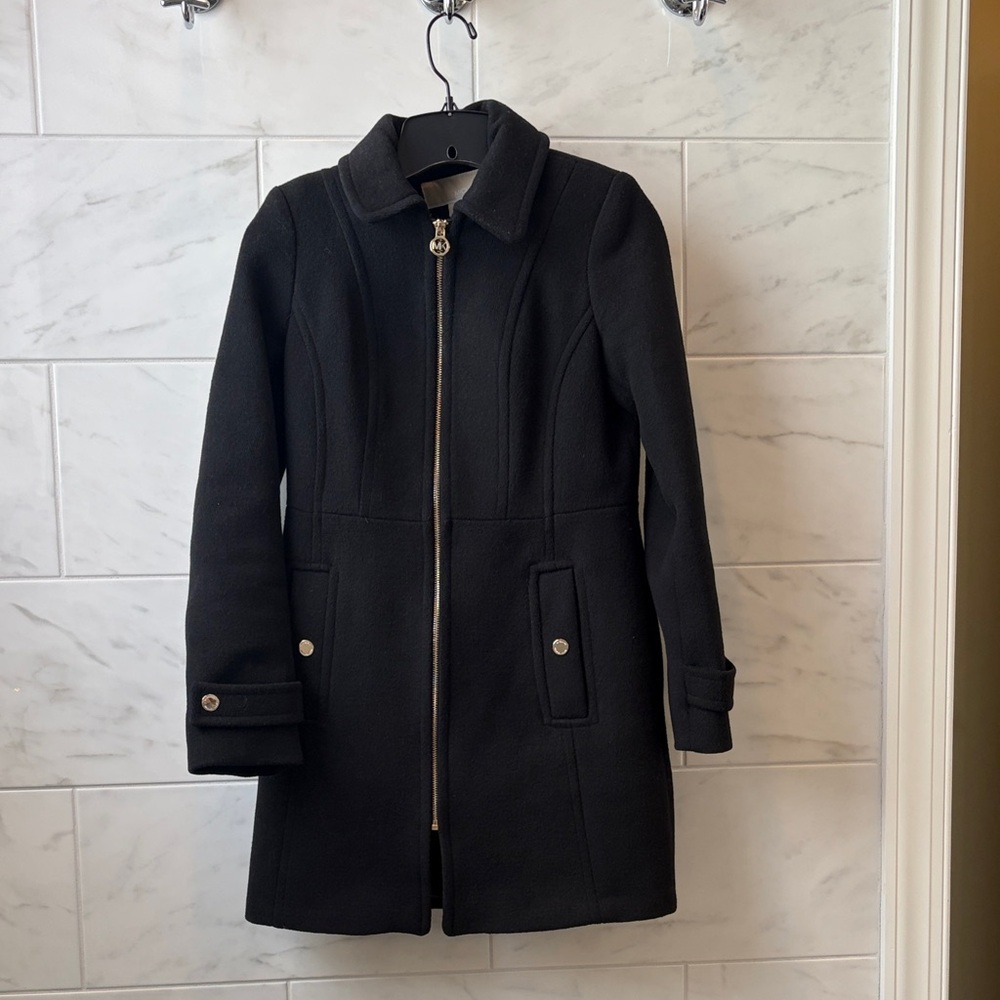 MICHAEL Michael Kors Elegant Black Coat